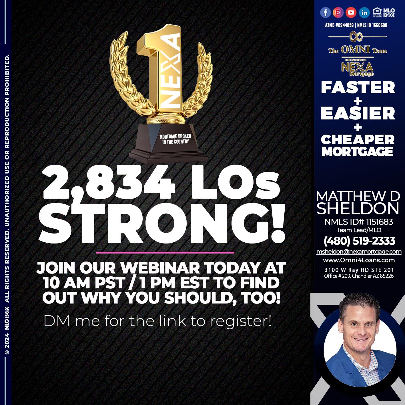 2834 LOs WHY NEXA - The Omni Team, at Nexa Mortgage -Team Lead, MLO